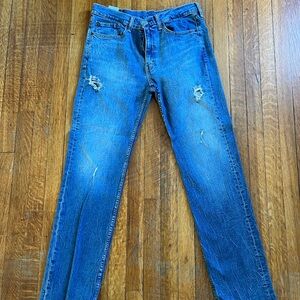 Levi's 514 Straight MEN'S JEANS • medium wash Denim 34x34